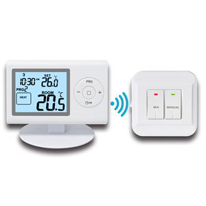 เทอร์โมสตัทควบคุมความร้อนใต้พื้นแบบตั้งโปรแกรมรายสัปดาห์ RF 6A รุ่น ST2402RF - Product Image 1