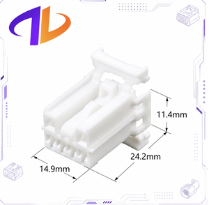 MG610398 7123-8365 Compatible 6 Pin Female Natural 1.8mm SDL Unsealed Automotive Wire Harness Electrical Connector <b>Plug</b> Housing - Product Image 2