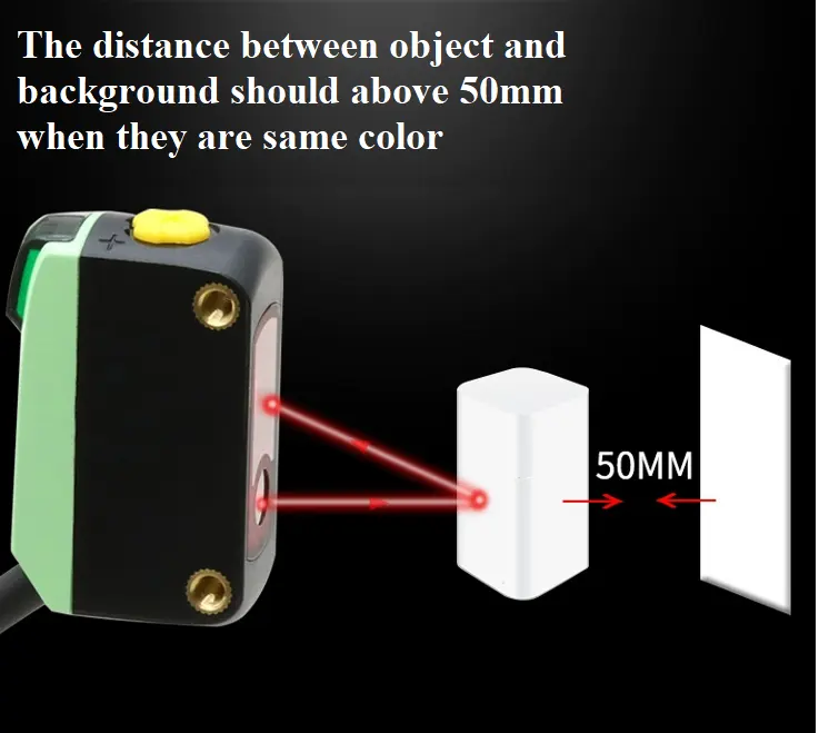 Bán hàng nóng DC Laser dài Phạm vi chùm quang điện cảm biến hồng ngoại phản xạ quang điện Cảm biến khoảng cách với đầu ra analog