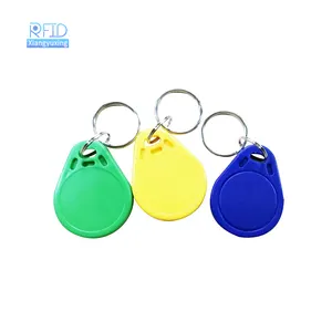 Blank 13.56MHz NFC Keychain ABS Plastic Smart Keyfob RFID Key Fob with Custom Logo