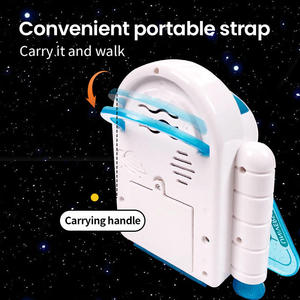 Souffleur de bulles électrique astronaute spatial avec lumières et musique, réservoir de 110 ml, jouet de fête en plein air pour enfants, cadeau - Product Image 6