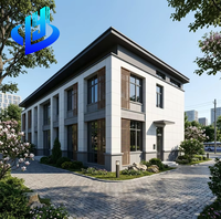 Immeubles de bureaux préfabriqués de luxe à plusieurs étages en structure métallique, avec planchers préfabriqués en acier