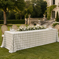 Nappe Ronde en Polyester à Motif Personnalisé, Faible MOQ, Vente en Gros, pour Événements Extérieurs, Mariages, Fêtes et Location