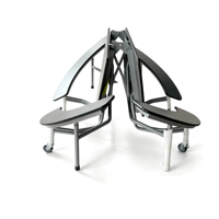 Meubles scolaires, table de cantine pliante, table à manger extensible en bois, ensemble de 6 places, luxe, OEM, bois, acier, qualité réglable