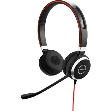 Original Jabra Evolve 40 UC MS Stereo Mono USB-A USB-C Professional Wired Headset with Superior Sound for Calls and Music
