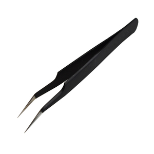 Pinzas para pestañas de oro rosa de alta calidad con logotipo personalizado, pinzas para extensión de pestañas, embalaje personalizado, precio al por mayor - Product Image 6
