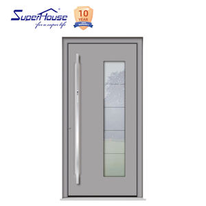 Входные двери-гармошки из алюминиевого сплава для вилл: современные, стеклянные, ветрозащитные, на заказ, из нержавеющей стали - Product Image 5