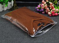 Sac en plastique poly PE refermable à fermeture éclair imprimé gravure personnalisé inted pour vêtements T-Shirts Design givré quantité minimale de commande 100 pièces