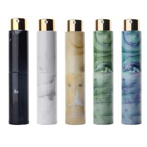 Botella de Perfume Portátil de Alta Calidad de 10 ml, Mini Botella de Viaje con Diseño de Mármol, Recargable, con Atomizador de Rosca - Product Image 1