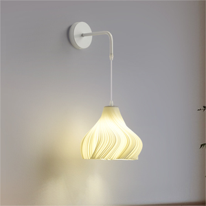 Romantisch und gemütlich schlafzimmer nachttisch-wandlampe schöner 3D-druck wohnzimmer hintergrund-wandlicht weiß für <span class=keywords><strong>hotem</strong></span> heim - Product Image 5