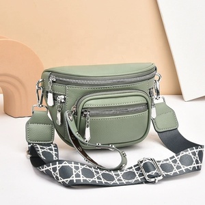Borsa a tracolla da donna di nuova moda 2025 borsa a tracolla impermeabile con chiusura a Zip e fodera in poliestere - Product Image 3