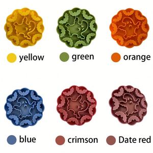 Cuenco portátil antisalpicaduras para alimentación de mascotas, cuenco de silicona para perros, cuenco alimentador lento para Halloween, nuevo diseño - Product Image 6