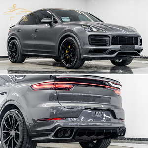 Kit carrosserie <span class=keywords><strong>Cayenne</strong></span> pour <span class=keywords><strong>Porsche</strong></span> <span class=keywords><strong>Cayenne</strong></span> 9Y0.1 2018-2023 ans, modèle Turbos amélioré comprenant des pare-chocs avant arrière et un diffuseur de lèvres TKT - Product Image 5