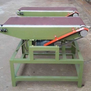 Ponceuse industrielle verticale et horizontale pour le travail du bois, ponçage de surfaces en bois, décapage de rouille sur métal, ponceuse à bande, machine à polir les surfaces planes - Product Image 4