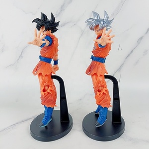 Figurines Son Goku Super Saiyan en PVC, 2 pièces/ensemble, figurines d'action <span class=keywords><strong>DBZ</strong></span>, best-seller <span class=keywords><strong>2023</strong></span> - Product Image 4