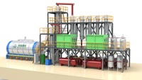 Équipement de distillation d'huile moteur usée à taux de conversion élevé de 30t/j vers l'usine diesel