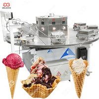 Machine industrielle automatique de fabrication de cône de petite tasse à gaufre Machine coréenne de fabrication de cône de crème glacée Biscuit de sucre