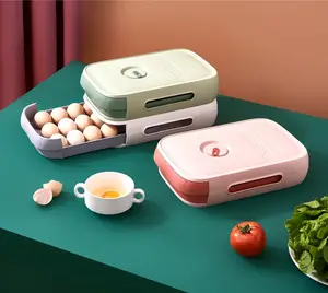 Caja de almacenamiento para refrigerador de cartón de huevos Caja de almacenamiento de huevos de picnic portátil