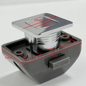 Keyless xử lý khóa cho RV và du thuyền Kẽm hợp kim Vuông Tường tủ và ngăn kéo push-khóa đồ nội thất phần cứng sản phẩm - Product Image 3