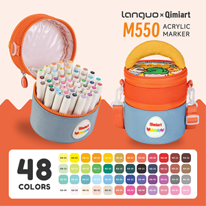 Ensemble de 48 marqueurs de peinture acrylique liquide professionnels en forme d'œuf pour artistes, enfants, <span class=keywords><strong>dessin</strong></span>, stylos de coloriage permanents - Product Image 1