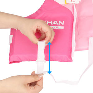 Gilet de sauvetage pour enfants ARAKHAN (WC-35V2/WC-P35V2) Gilet de flottabilité en mousse PE pour enfants avec appui-tête intégré, sangles réglables, double boucle - Product Image 6