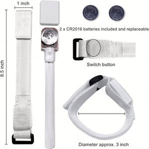 Pulseras LED Luminosas, Brazaletes Brillantes en la Oscuridad, Artículos para Fiestas, Bodas, Conciertos, Campamentos, Eventos Deportivos - Product Image 2