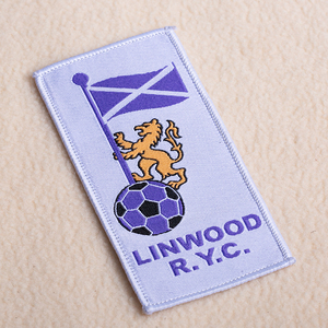 Chất Lượng Cao Tùy Chỉnh Thiết Kế Sắt Các Bản Vá Lỗi Lá Chắn Hình Dạng Thêu Dệt Nhãn Với Phim Hoạt Hình Chữ Laser Cắt Cạnh - Product Image 6