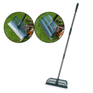 Winslow &amp; Ross 2 in 1 Garden Tools Lawn <strong>Rake</strong> and Brush <strong>Artificial</strong> Turf Carpet Brush Plastic <strong>Grass</strong> <strong>Rake</strong> - Product Image 1