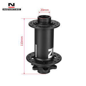 Adaptador de cubo delantero <span class=keywords><strong>Novatec</strong></span>/Jiuyu Boost 110*20mm, freno de disco de seis clavos de 32 orificios, posición trasera sellada, eje de barril de 110mm, bicicletas de 20mm - Product Image 4