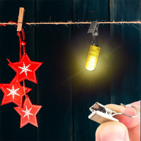 Mini lumières LED pour ballons alimentées par piles, crochets en S, pinces pour rideaux, lanternes en papier, mariage, Pâques, fête, remise de diplôme, Ramadan