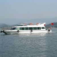 Grandsea Nouveau Bateau Ferry Passagers en Fibre de Verre 70 Places Moteur Diesel Inboard Vitesse 24 Nœuds pour Transport Touristique Fluvial