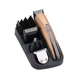 Wholesale Mens Body Hair Nose Trimmer Clipper Set 5 In 1 Detachable Blade Multifunctional Electric Shavers For Barbers