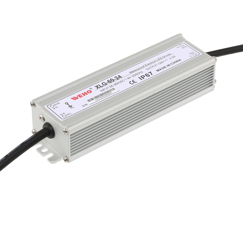 Водонепроницаемый электронный постоянный Напряжение 12V 15V 24V 27V 36V 48V 60W Один выход водонепроницаемый источник питания