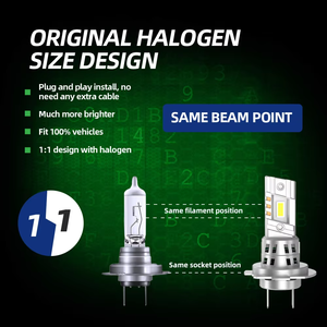 Bombillas LED para Faros Delanteros de Automóvil H4 de 60 W, Luz Alta y Baja, Impermeables, Chips CSP 3570, 6500 K, <span class=keywords><strong>Precio</strong></span> de Fábrica, H7 H11 9004 9005 9006 9012 - Product Image 3