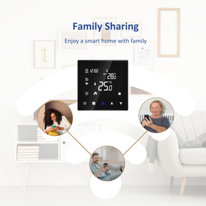 Chống Dễ Cháy PC + ABS Điều Khiển Nhiệt Độ Nhiệt Cho Nhà Sàn Sưởi Ấm Nhiệt Với Tuya Wifi Alexa Điều Khiển Nhiệt - Product Image 5