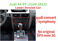 Precio de Fábrica Radio de Coche Android 13 de 8.8 Pulgadas con Auto y Carplay, Pantalla Multimedia para Audi A4L A4 B8 2009-2016 con Navegación GPS