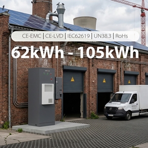 Industrial Solar <b>Energy</b> <b>Storage</b> <b>System</b> 62kWh 105kWh Hybrid Lithium Ion Battery Off Grid Air Cooling IP55 6000 Cycles - Product Image 2