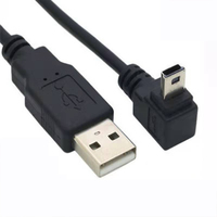 Cable USB 2.0 a Mini USB de 5 Pines, Cable de Datos USB para Cámara UC-E6 de 8 Pines