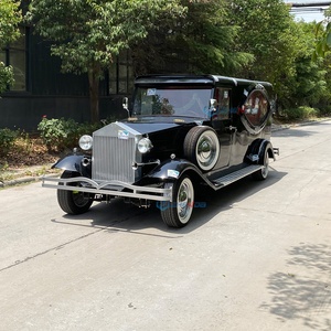 Chinese Cars Black Electric Classic Funeral Hearse for Sale Vintage Car Used Cars Right Hand Customized Special Transportation - Product Image 4