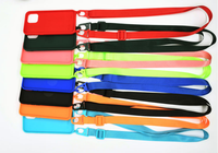 Coque de téléphone portable pour filles, étui en TPU, avec sangle réglable et collier à épaule, couleurs acidulées, offre spéciale,