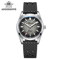 Jam Tangan Otomatis OEM Custom Dial Logo 39mm Mesin Jepang 8215 Tali Fluororubber BGW9 Luminous Tahan Air 100m untuk Pria