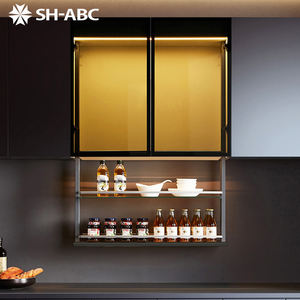 Organisateur de placard supérieur SH-ABC, système de rangement de cuisine, armoires rabattables, armoires de cuisine anti-pincement - Product Image 3