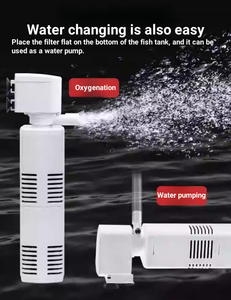 베스트셀러 플라스틱 SOBO 어항 필터 거실용 소형 수족관 펌프가 내장된 3-in-one 필터 - Product Image 5