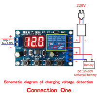 Module de chargeur de batterie DC 6-40V sur le panneau de Protection de relais sous tension Module d'arrêt automatique de précision