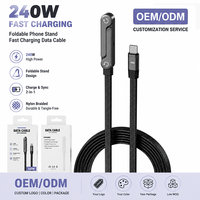Câble de charge rapide plat à angle droit USB-C invisible 240W pour iPhone 17 16 15 Pro Max Samsung Galaxy S25 S24