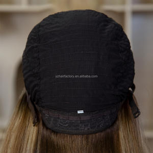 Ready to ship Factory direct Sale Wholesale Premium <b>Lace</b> Silk Top Long European Russian Human Hair Kosher Jewish <b>Wigs</b> - Product Image 4