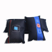 Sachet de gel de silice intelligent pour le contrôle de l'humidité, bleu, avec 2 indicateurs roses, réutilisable, déshumidificateur pour voiture, pour dégivrage du pare-brise et neutralisation des odeurs