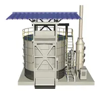 有機肥料機キノコ堆肥タンクへのISO堆肥垂直タワーキッチン廃棄物