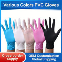 Gants en nitrile de haute qualité, durables, super élastiques, de qualité alimentaire, sûrs, gants en nitrile jetables pour l'inspection de la santé