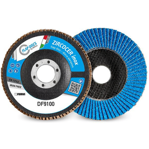 แผ่นขัดเฟอร์วี ซีร์โคเซอร์ คลาสสิค ขนาด 115 มม. สำหรับขัดโลหะ ปราศจากเหล็ก - Product Image 1